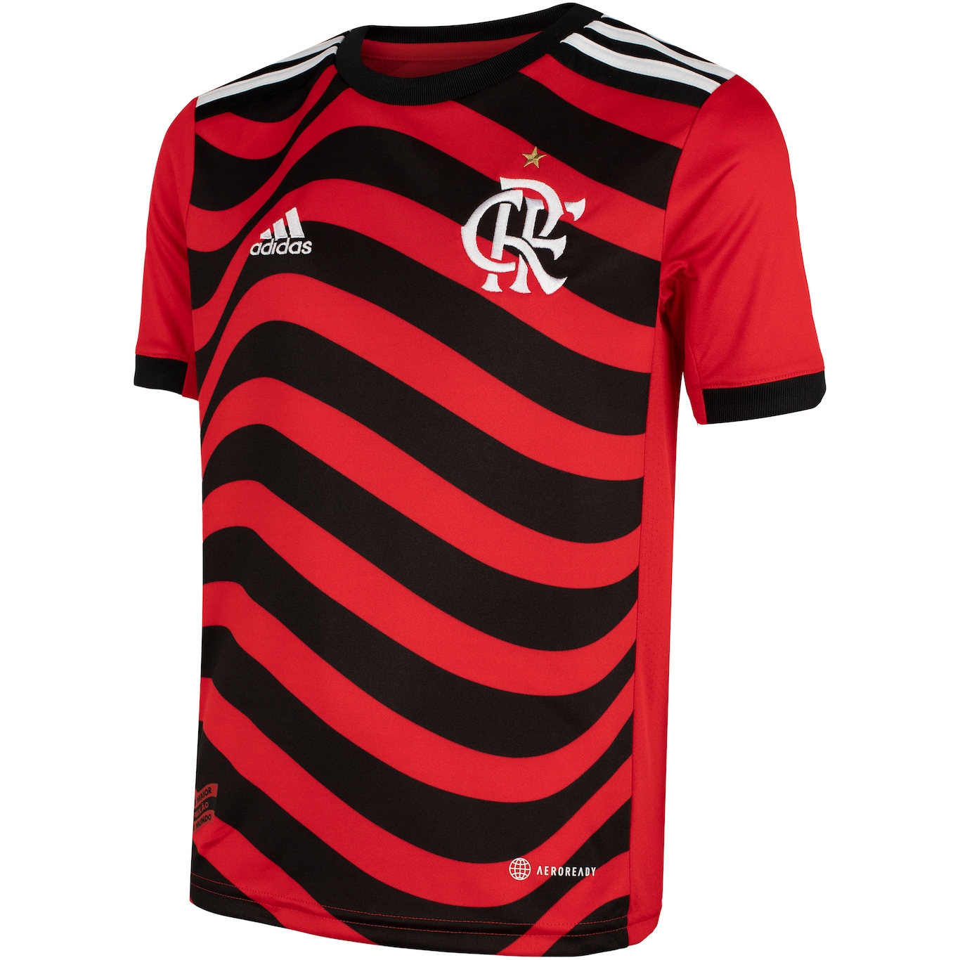 Camisa Flamengo Iii 22 adidas Inf - Foto 3