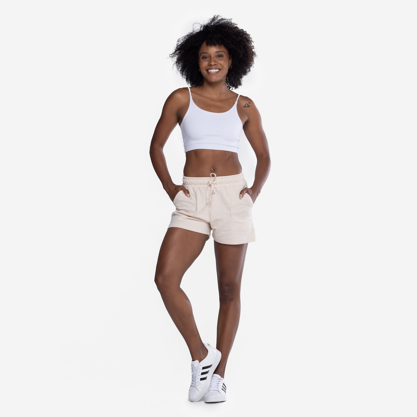 Top Fitness sem Bojo Oxer Baixa Sustentação Alças Cotton - Adulto - Foto 4