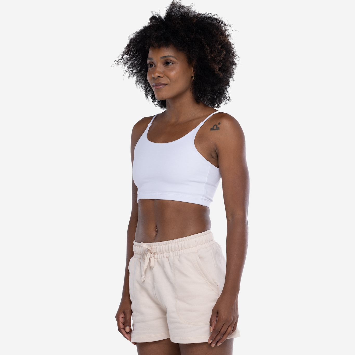 Top Fitness sem Bojo Oxer Baixa Sustentação Alças Cotton - Adulto - Foto 5