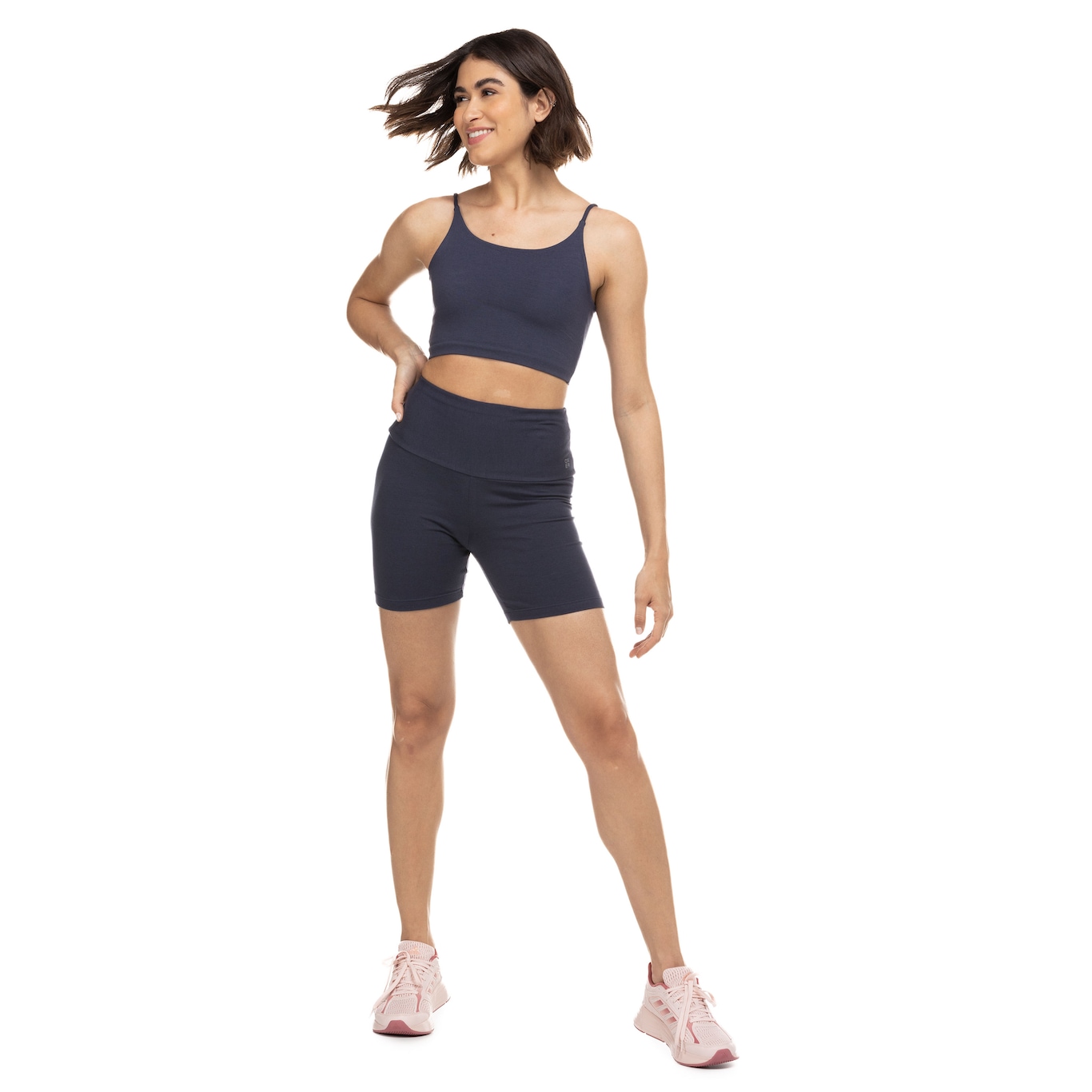 Top Fitness sem Bojo Oxer Baixa Sustentação Alças Cotton - Adulto - Foto 4