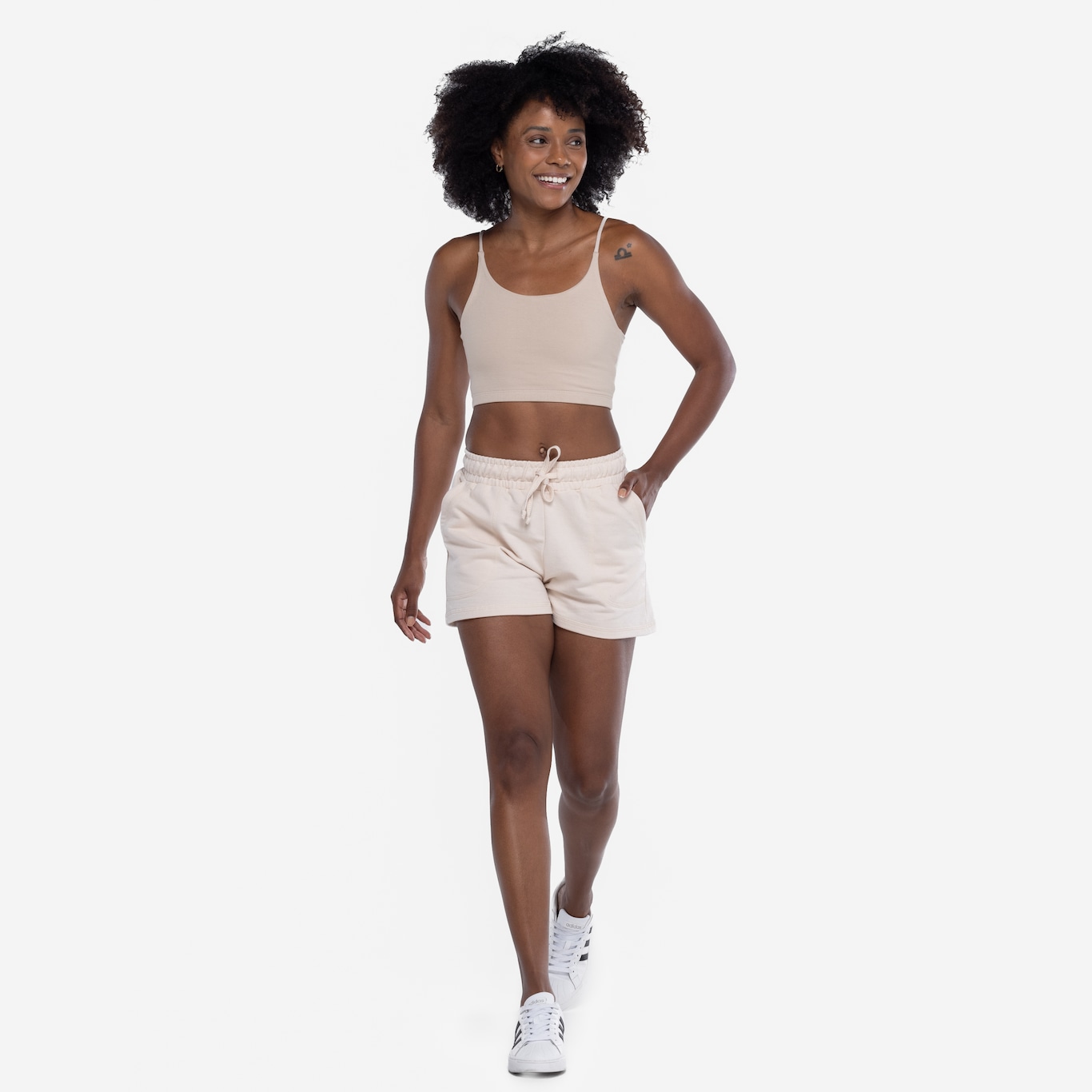 Top Fitness sem Bojo Oxer Baixa Sustentação Alças Cotton - Adulto - Foto 4