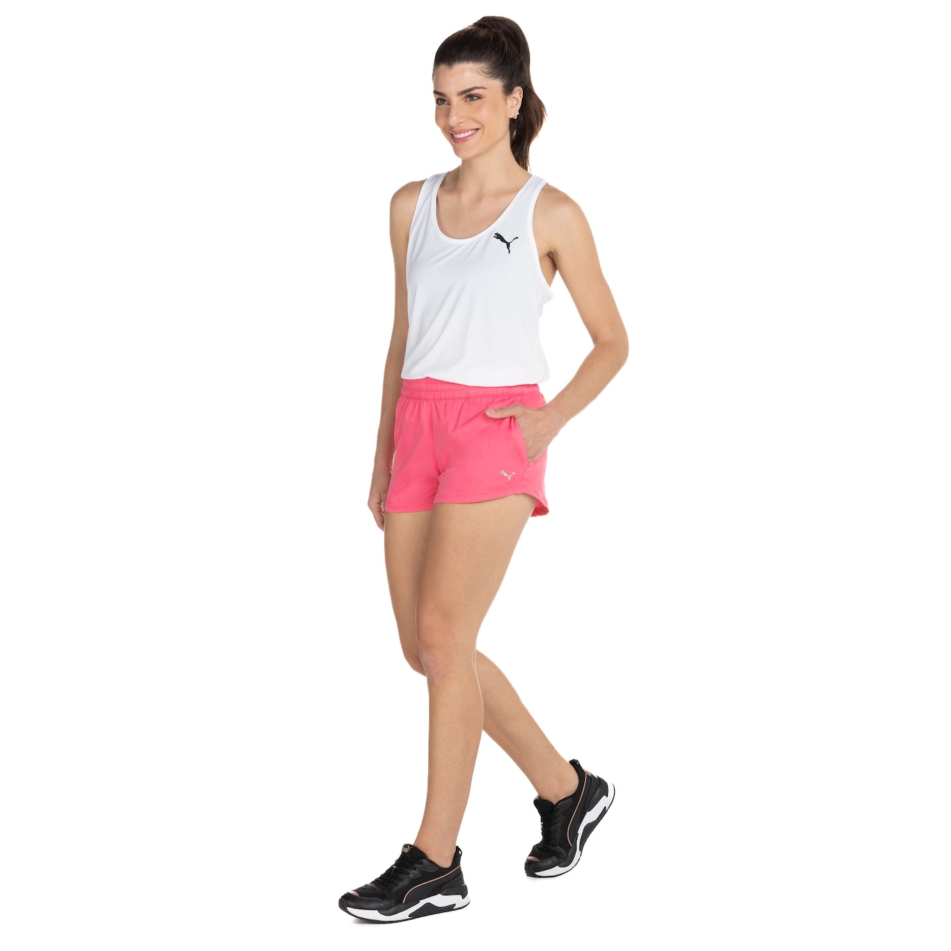 Short Feminino Puma Performance Woven 3 - Foto 5