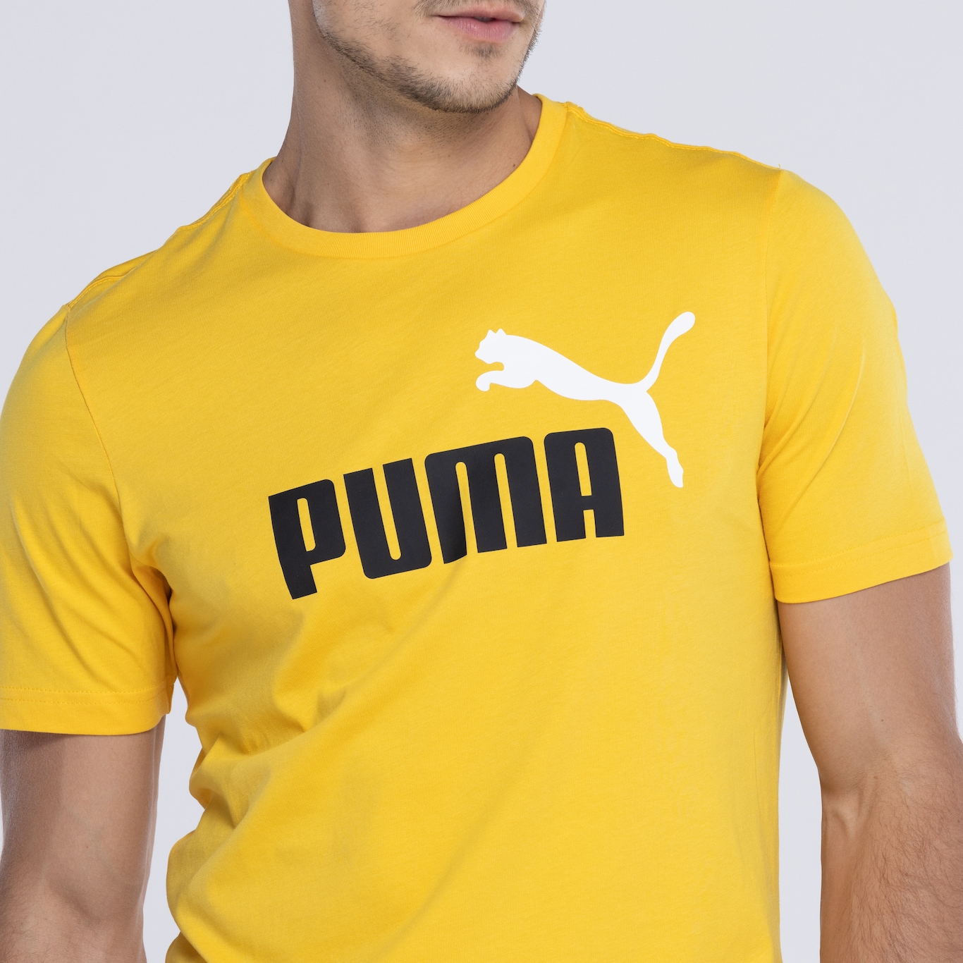 Camiseta Puma Manga Curta Essential 2 Col Logo Tee - Masculina - Foto 6