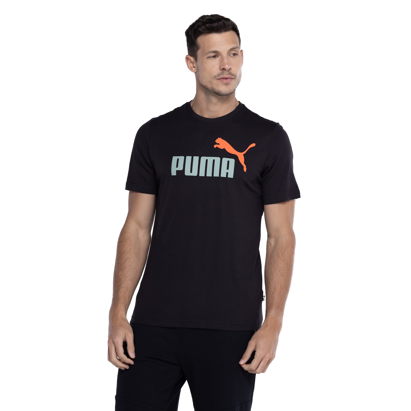 Camiseta Puma Manga Curta Essential 2 Col Logo Tee - Masculina - Video 1