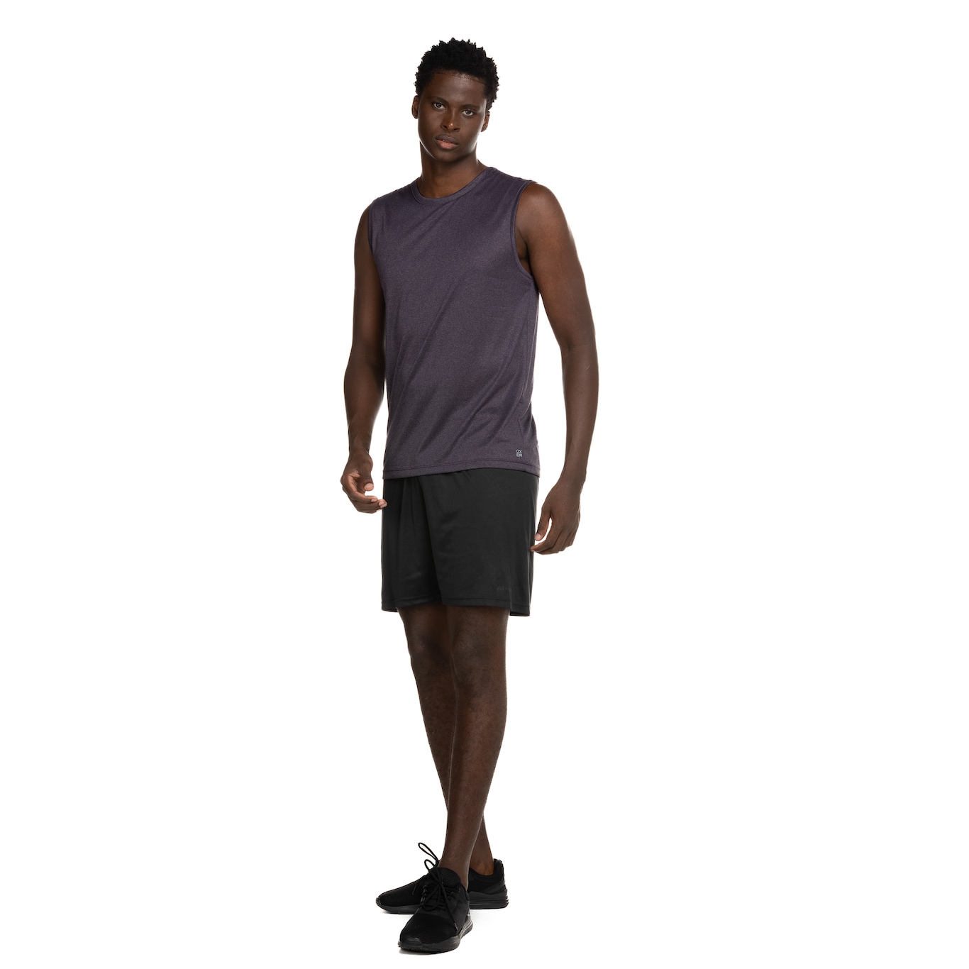 Camiseta Regata Masculina Oxer Basic Mescla - Foto 4