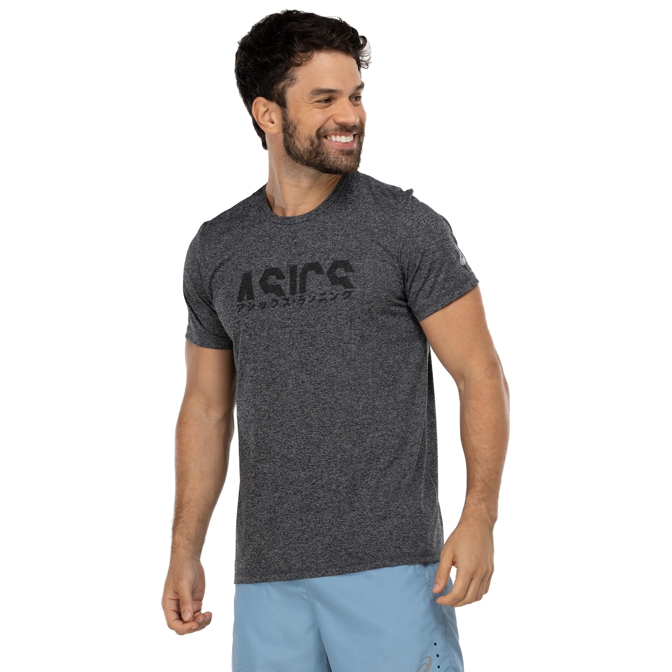 Camiseta ASICS Manga Curta Fugi - Masculina - Video 1