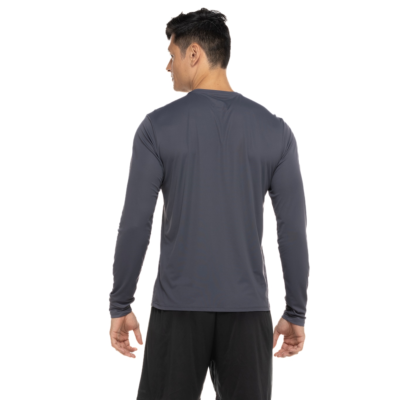 Camiseta Masculina ASICS Manga Longa com Proteção UV Leve - Foto 3