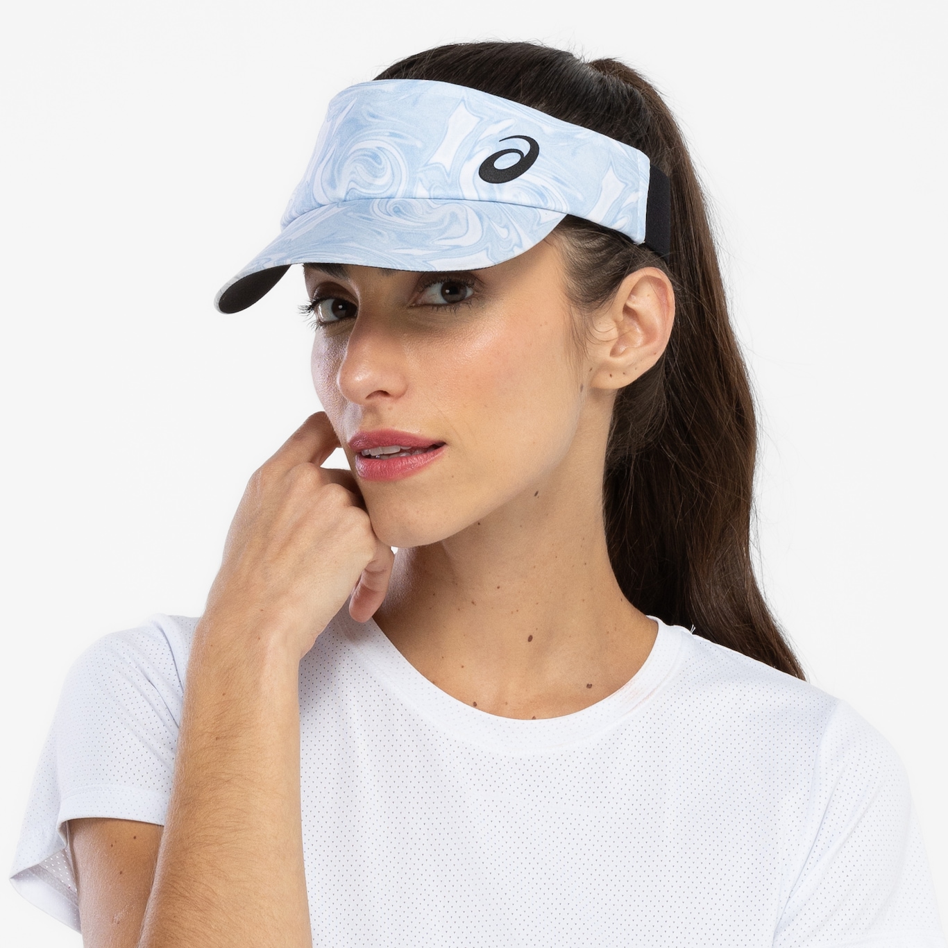 Viseira ASICS Legends Visor - Adulto - Foto 5