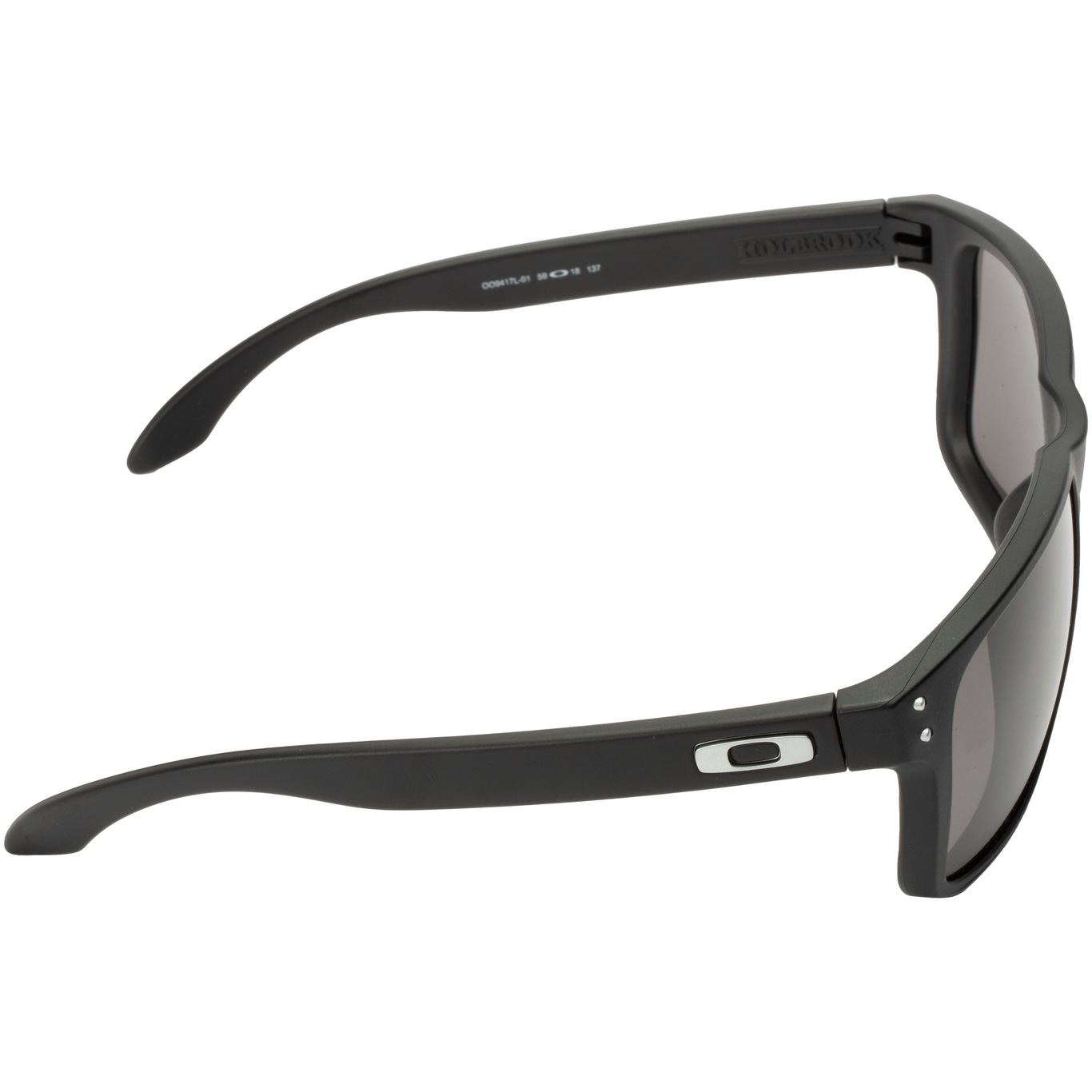 Óculos de Sol Oakley Holbrook XL Matte Black Warm Grey Prizm - Unissex - Foto 4