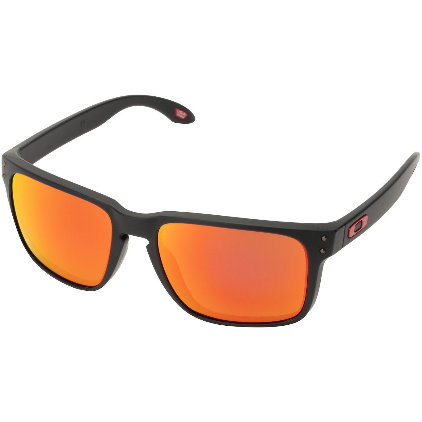 Óculos de Sol Oakley Holbrook XL Matte Black Warm Grey Prizm - Unissex - Foto 1
