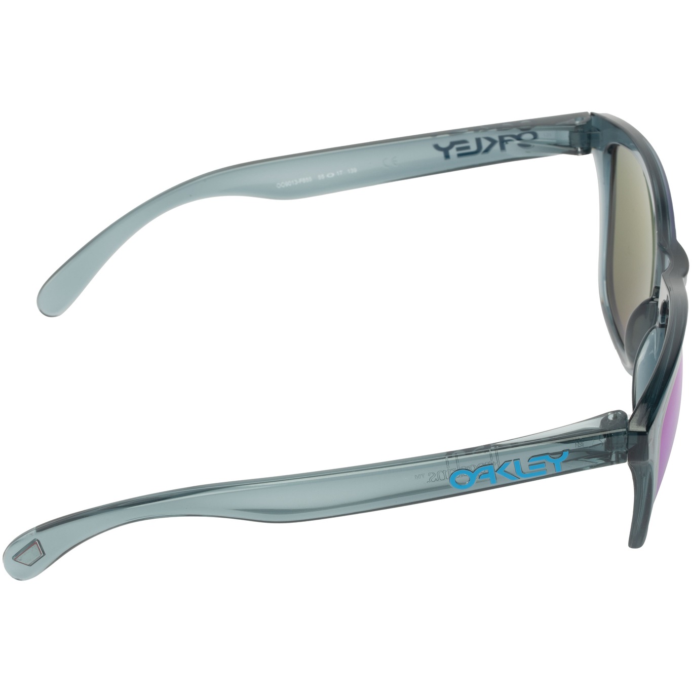 Óculos de Sol Oakley Frogskins Polarizado Sapphire Prizm Cristal Black - Unissex - Foto 4