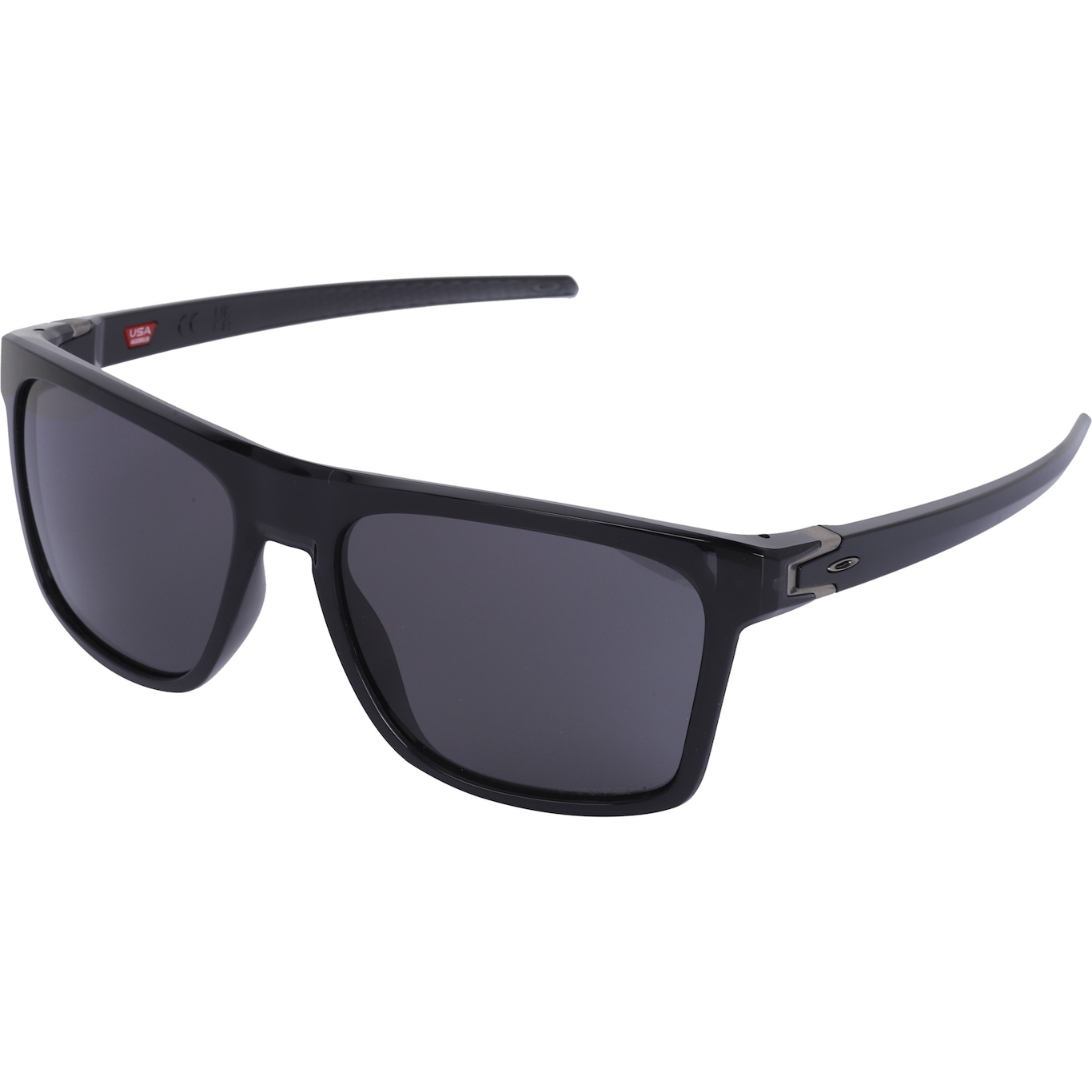 Óculos de Sol Oakley Leffingwell Black Ink Prizm Grey - Unissex - Foto 1