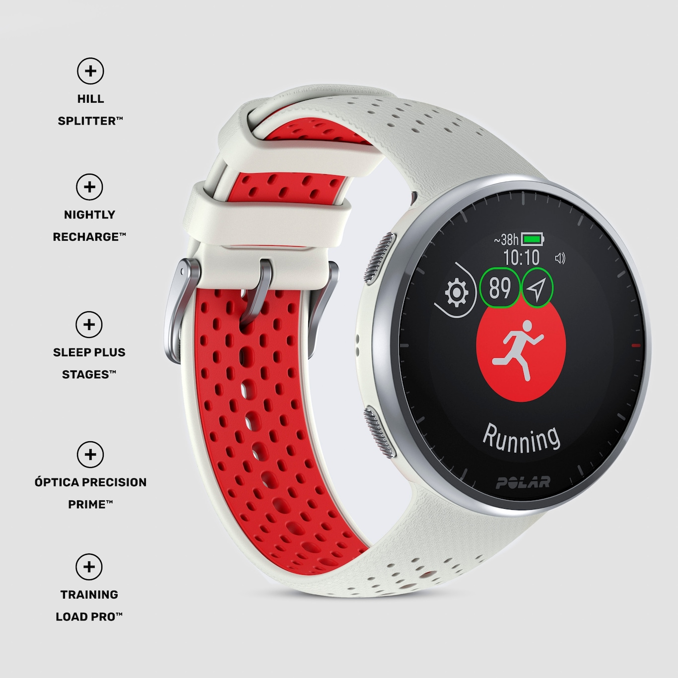 Relógio Smartwatch e Monitor Cardíaco de Pulso e GPS POLAR PACER