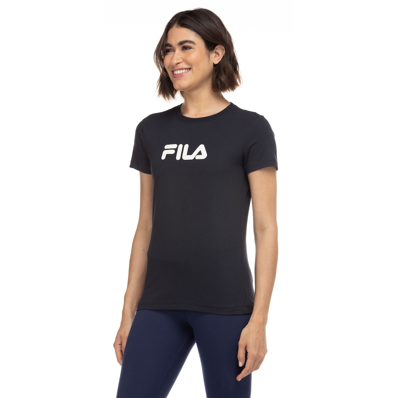 Camiseta Fila Manga Curta Letter Mid - Feminina - Video 1