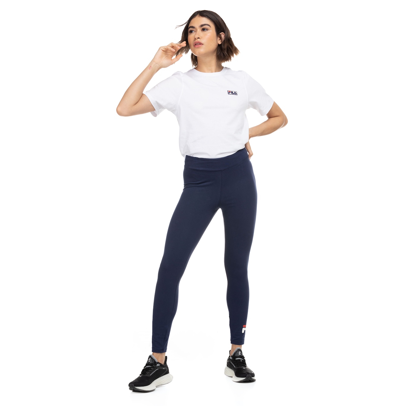 Calca Legging  Fila Letter Mid - Foto 5