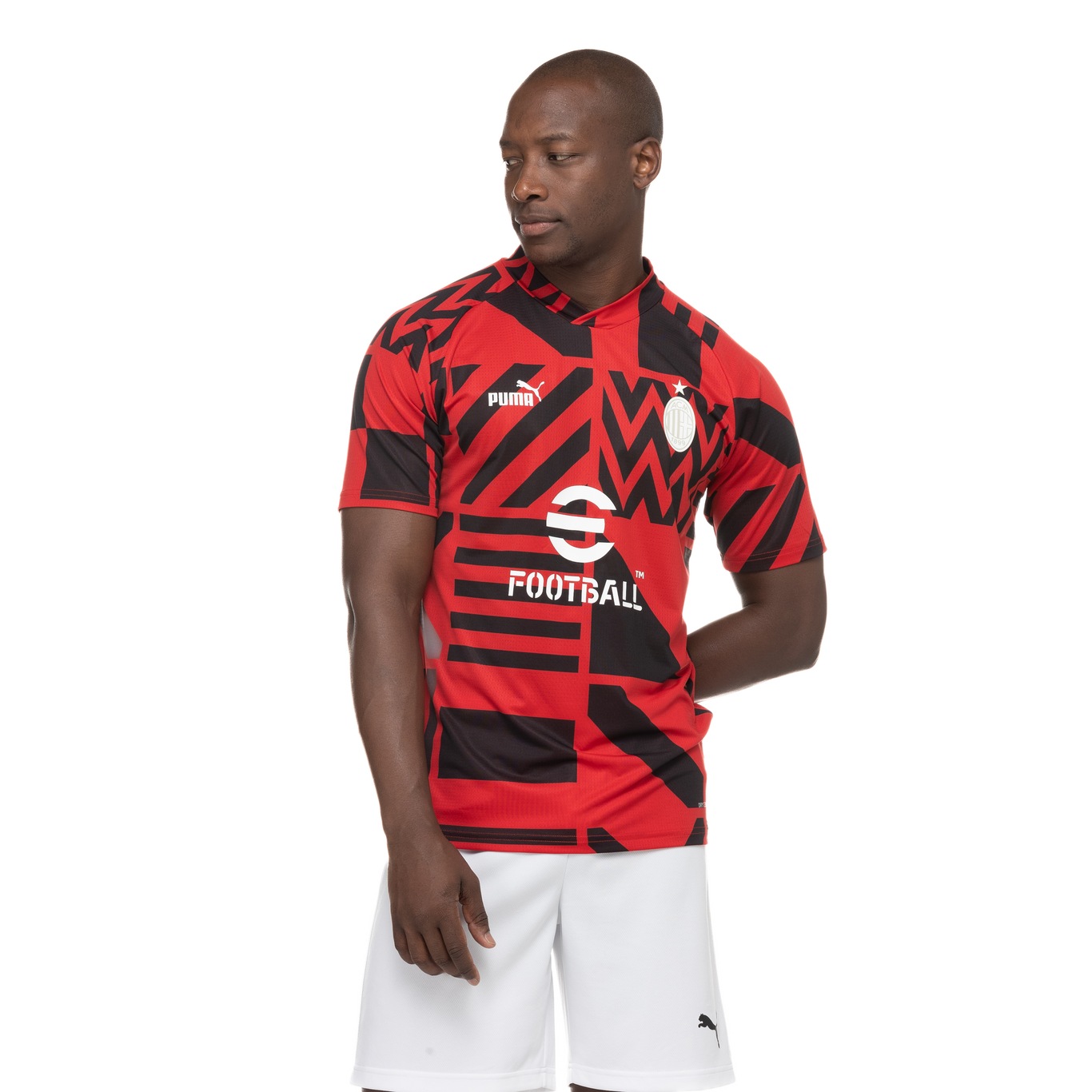 CAMISA AC MILAN 2023, UNIFORME PRÉ-JOGO, DRY CELL