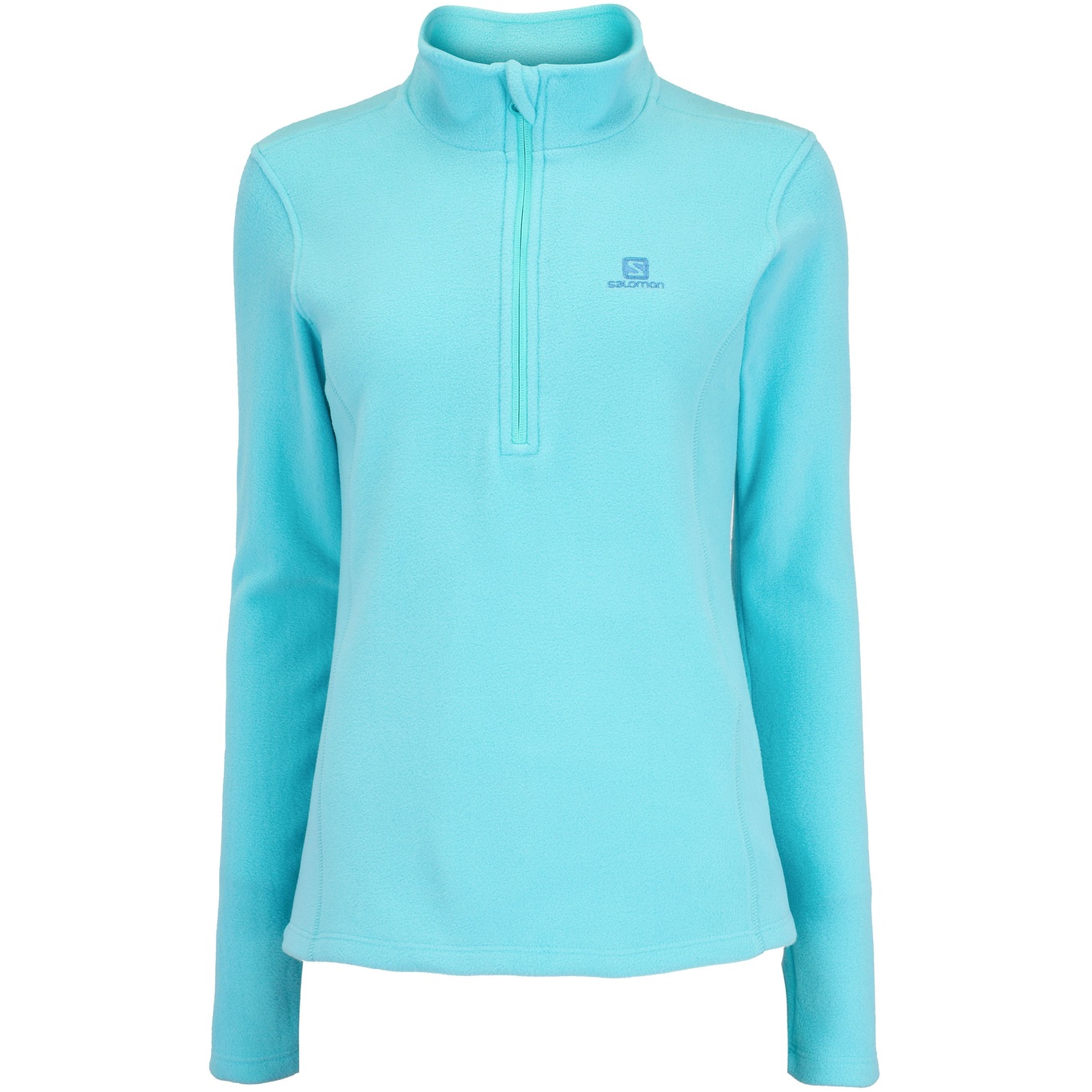 Blusa de Fleece Feminina Salomon Polar 1/2 Zíper com Proteção Solar UV - Foto 6