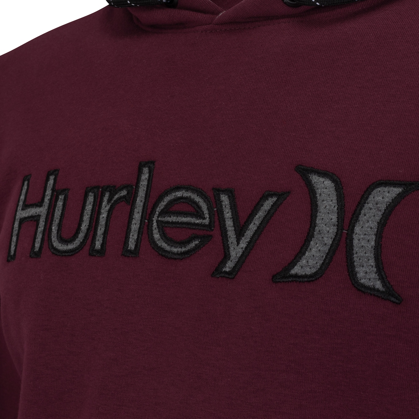 Blusa de Moletom Hurley Masculina Fechada com Capuz Sticker - Foto 4