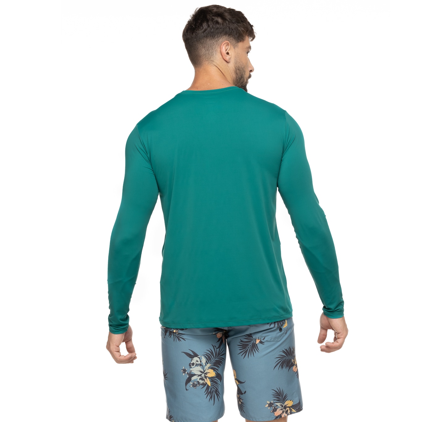 Camiseta Uv Line Manga Longa com Proteção Solar Slim Pro - Masculina - Foto 3