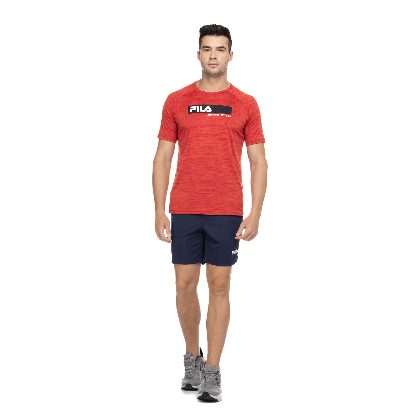 Camiseta Fila Manga Curta Sport Melange - Masculina - Foto 4