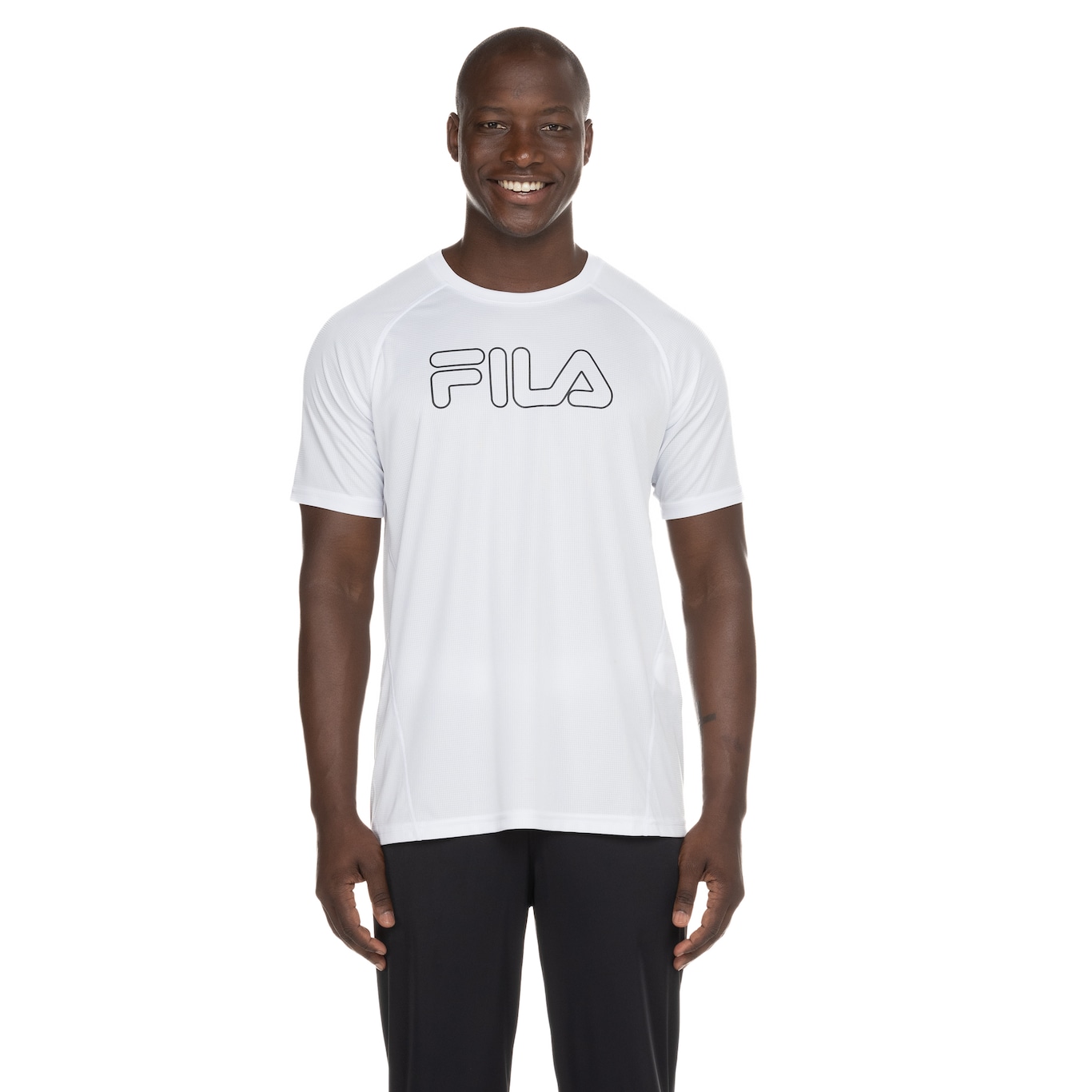 Camiseta Fila Manga Curta Grid - Masculina - Video 1