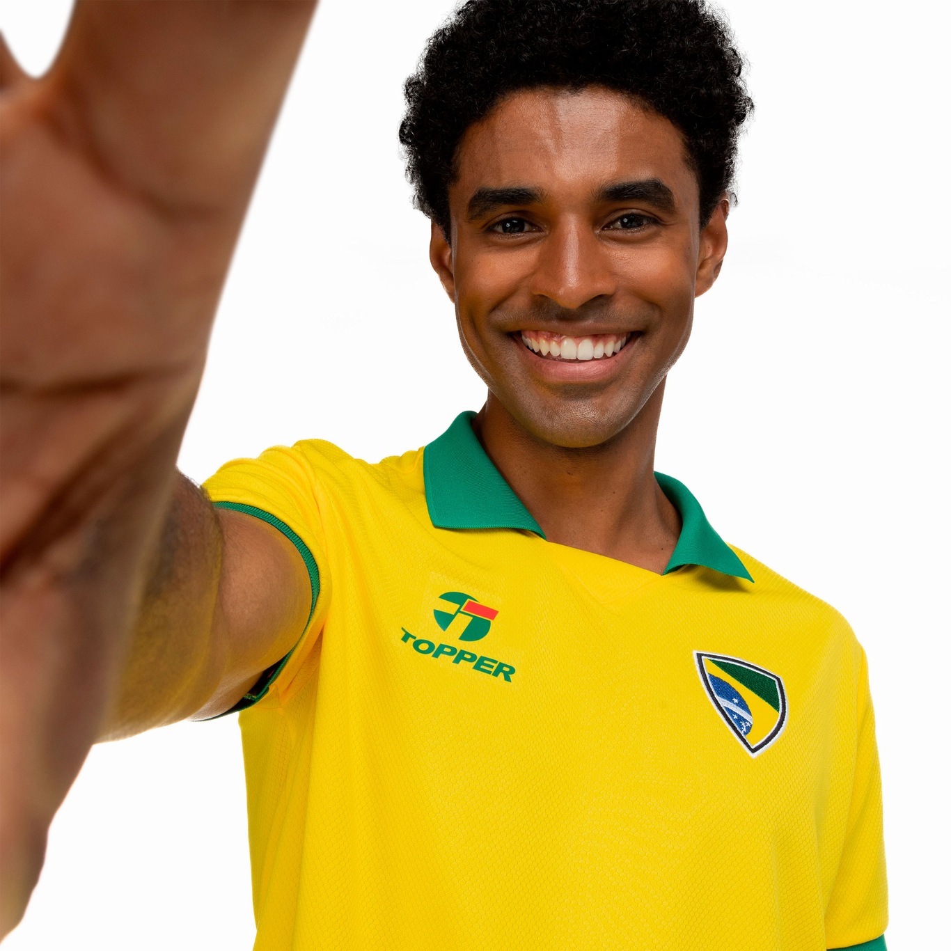 Camiseta Brasil Topper Retrô - Masculina - Foto 5