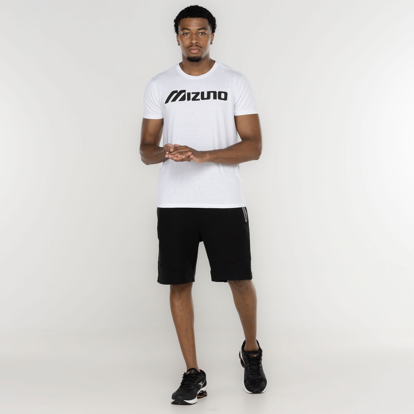 Camiseta Mizuno Manga Curta Big Logo - Masculina - Foto 5