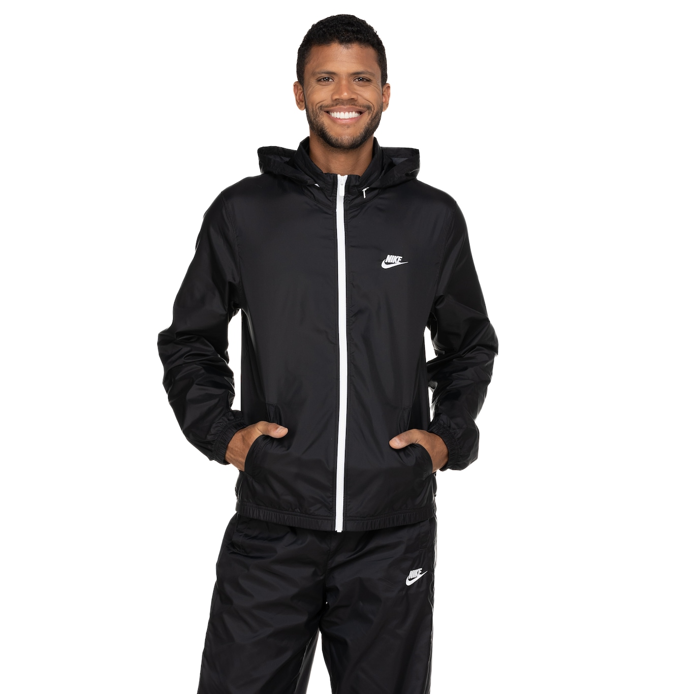 Conjunto de Agasalho Masculino Nike com Capuz Nsw Spe Lnd Wvn Trk