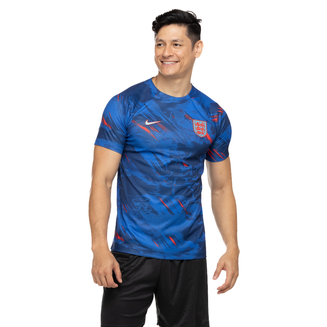 Camiseta Nike Inglaterra Manga Curta WC 22 - Masculina