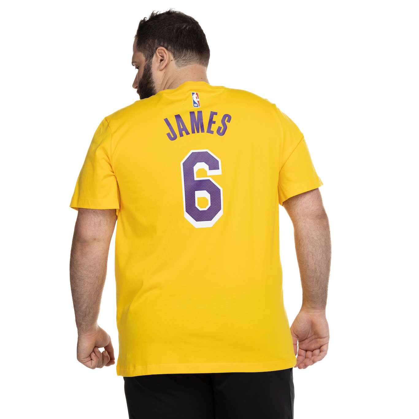 Camiseta Los Angeles Lakers NBA Nike - Masculina - Foto 5