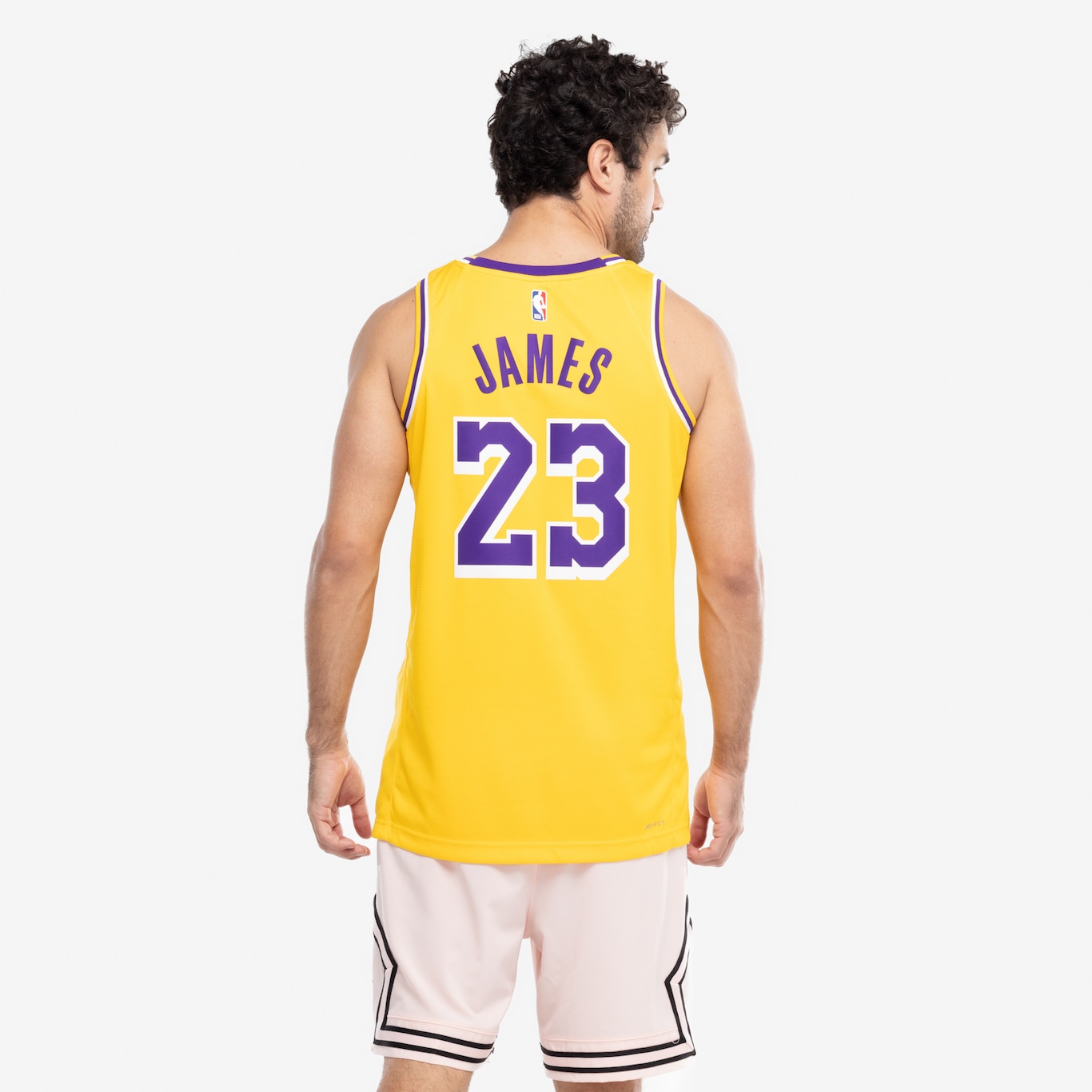 Camiseta Regata Los Angeles Lakers Nike Dri-Fit NBA MNK SWGMN JSY - Foto 3