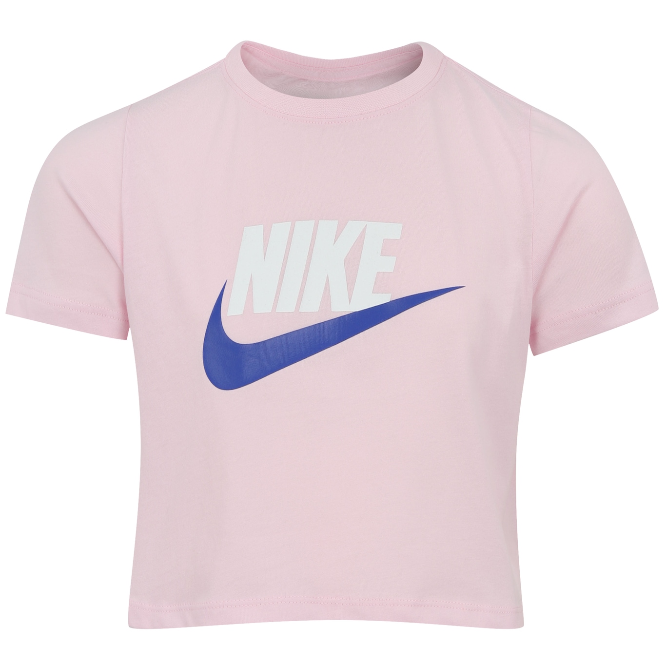 Blusa Infantil Manga Curta Cropped Nike Tee Sportswear - Foto 1