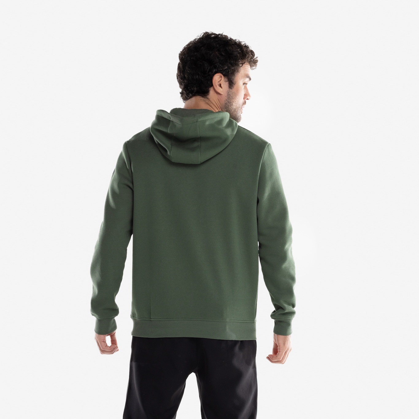 Blusa de Moletom Masculina ASICS com Capuz Canguru Fechado Fleece - Foto 3