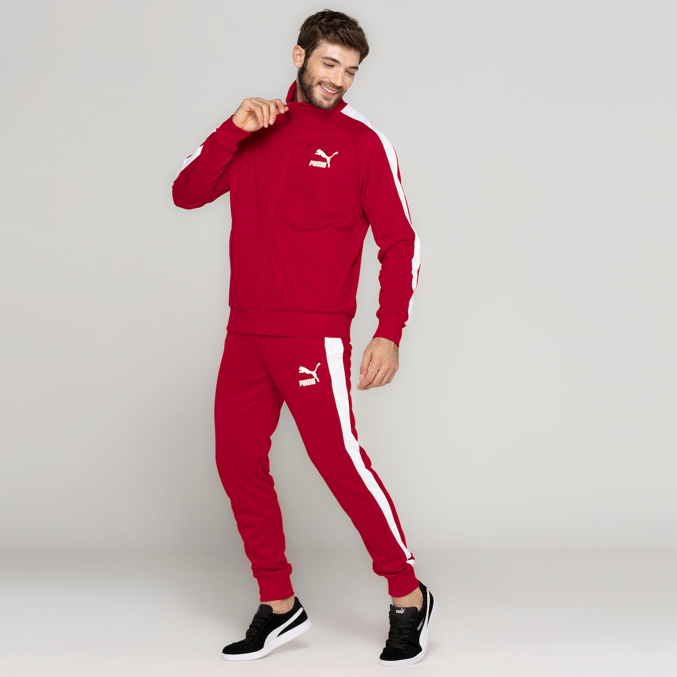 Calça Masculina Puma Iconic T7 Track Pants PT - Foto 6