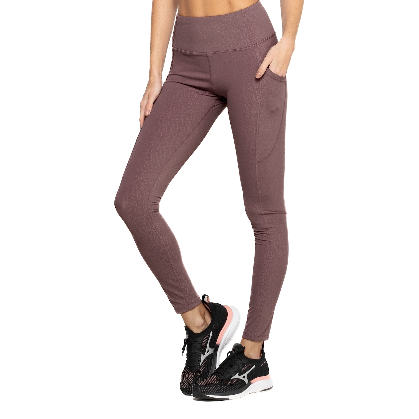 Calça Legging Feminina Oxer Baixa Compressão e Cós Médio Heat