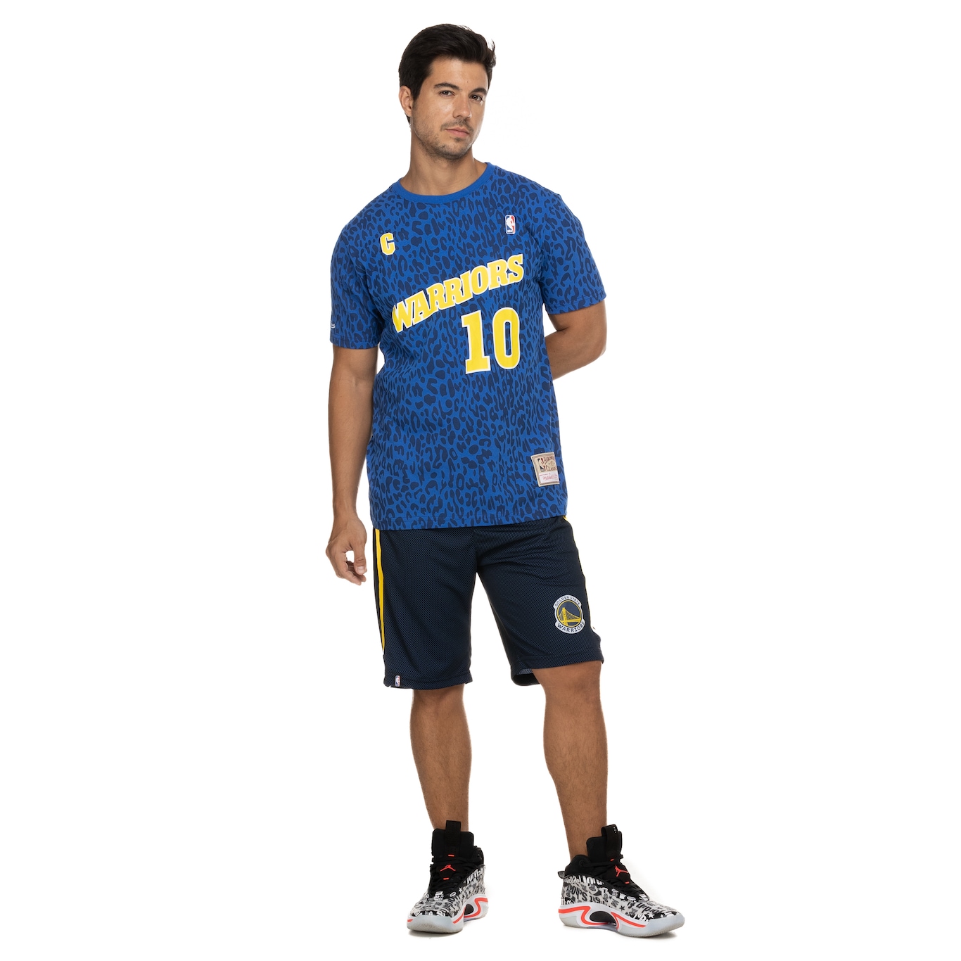 Bermuda do Golden State Warriors NBA Masculina Team - Foto 5