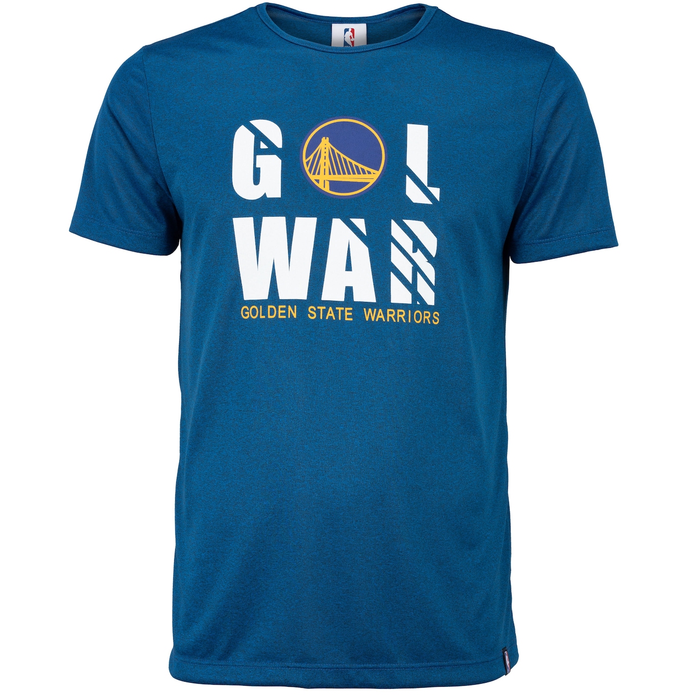 Camiseta NBA Golden State Warriors Big Logo Masculina - Cinza