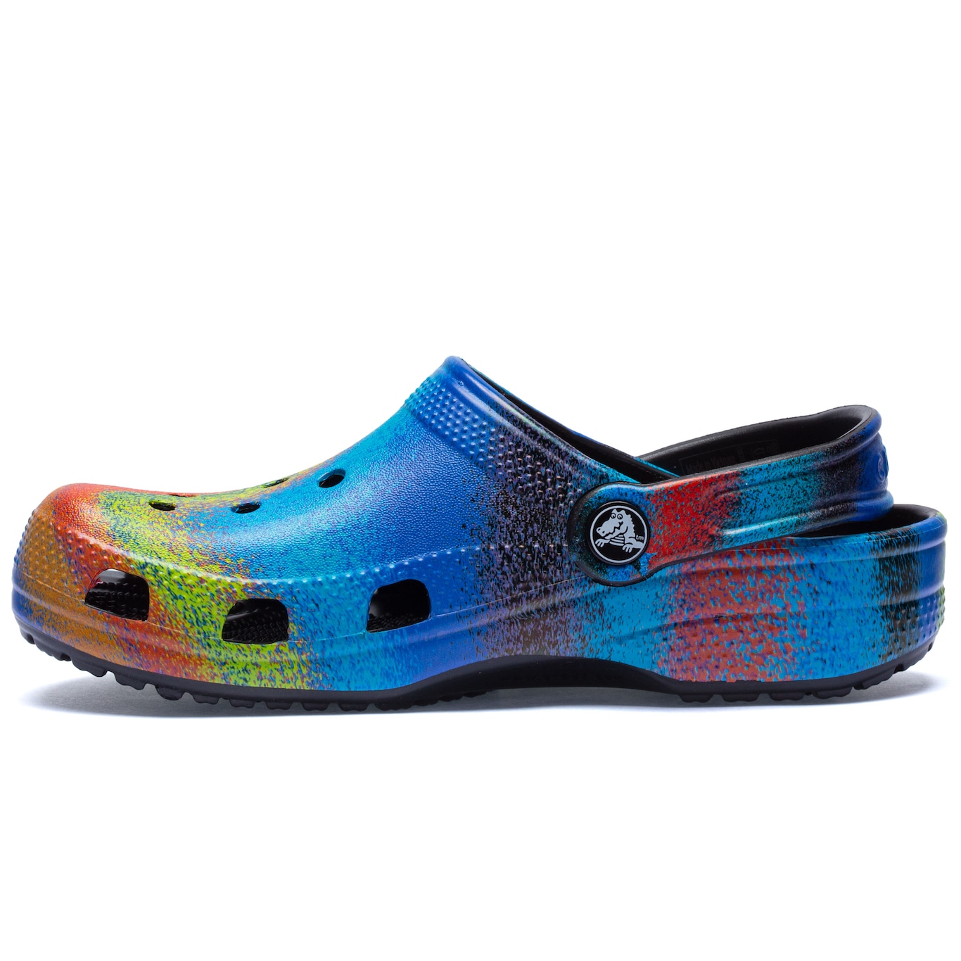 Sandália Crocs Classic Spray Dye Clog K - Júnior - Foto 3