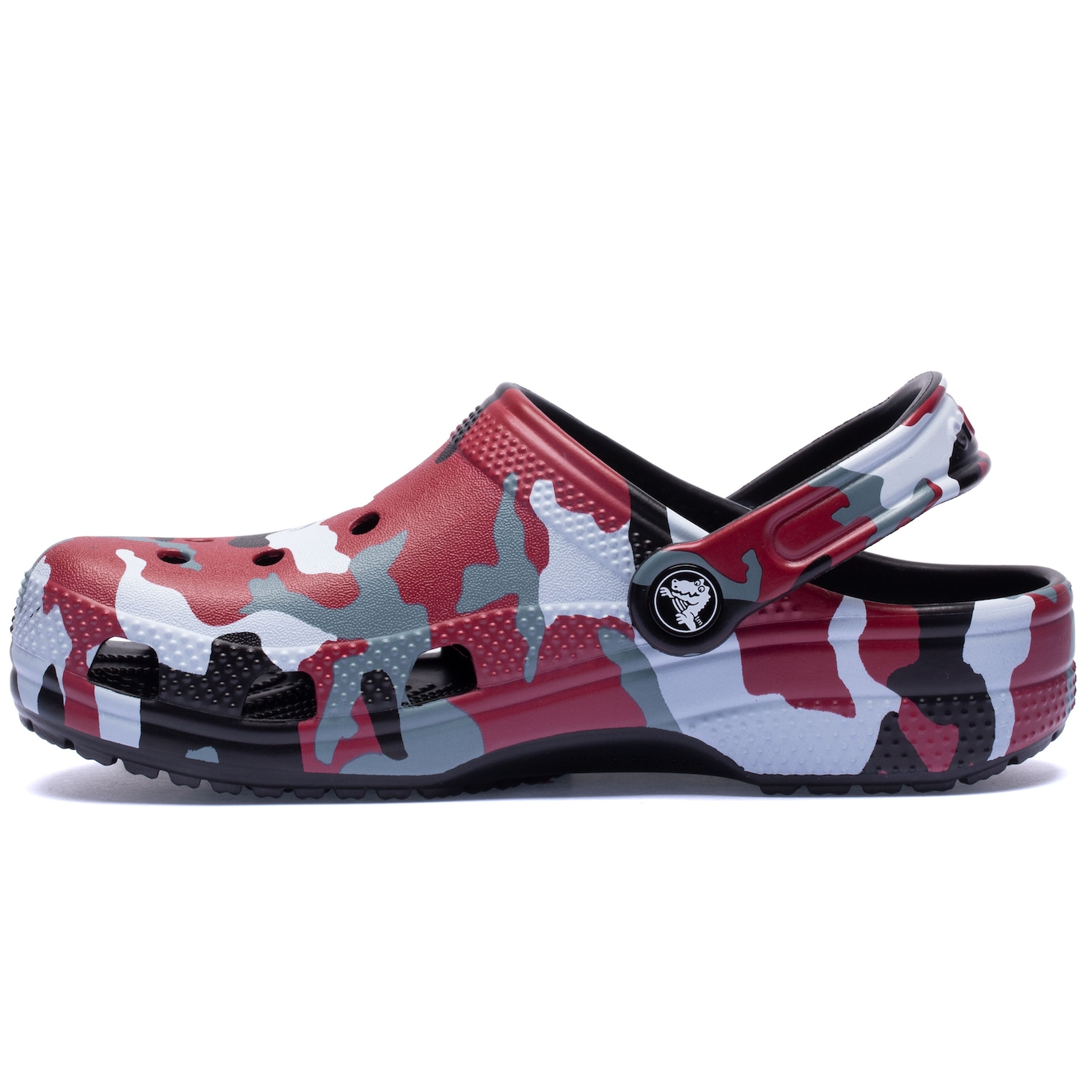 Sandália Crocs Júnior Classic Camo Clog K - Foto 3