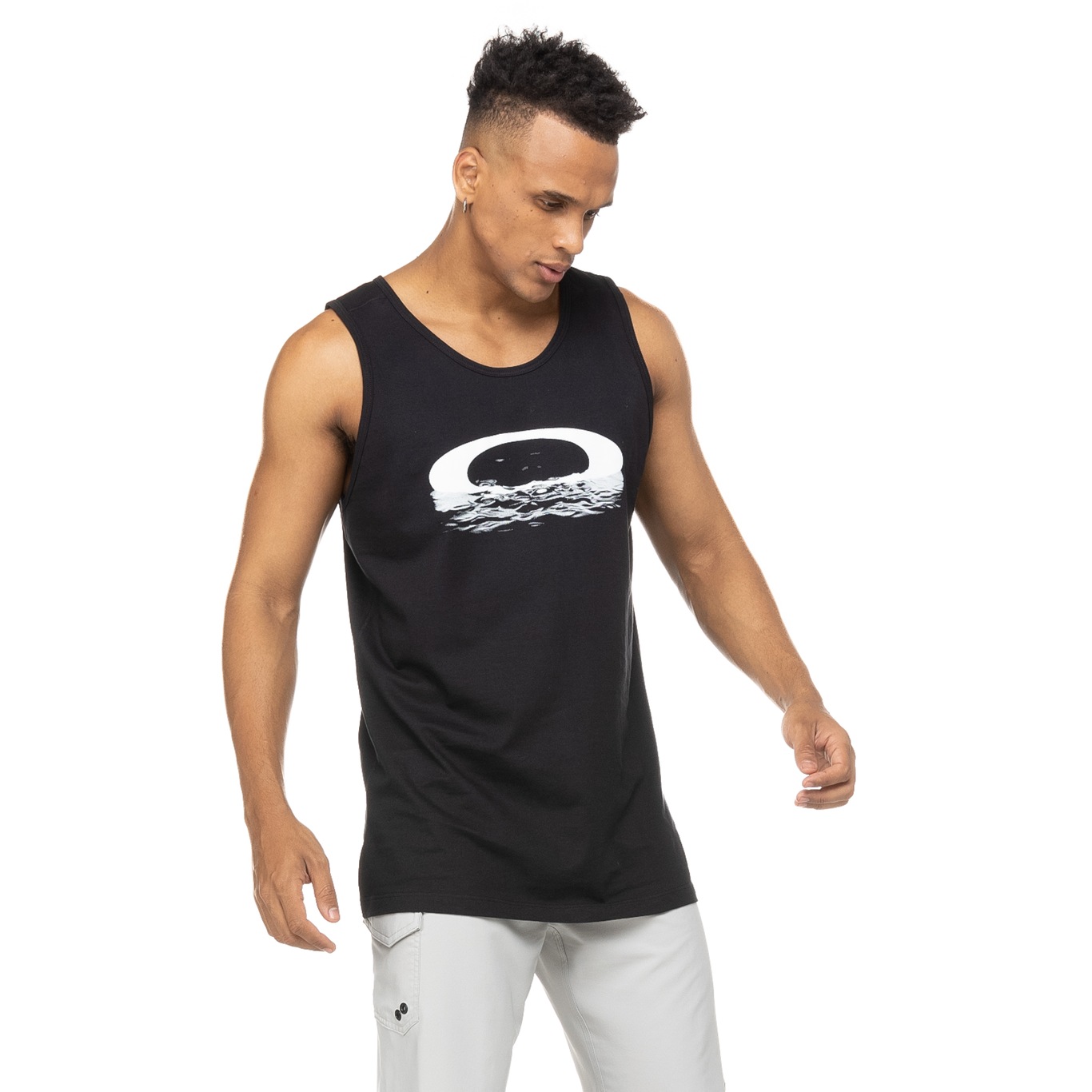 Camiseta Regular Fit Natural Skull John John Masculina