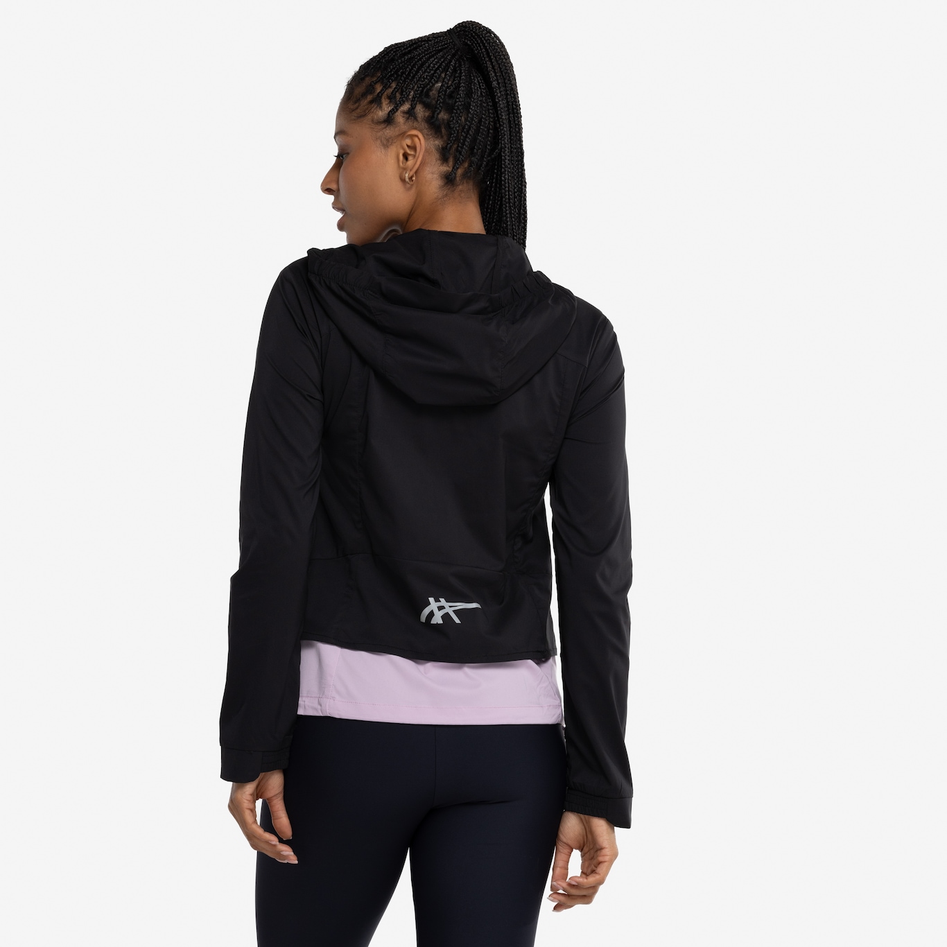 Jaqueta Feminina ASICS com Capuz Icon Packable - Foto 3