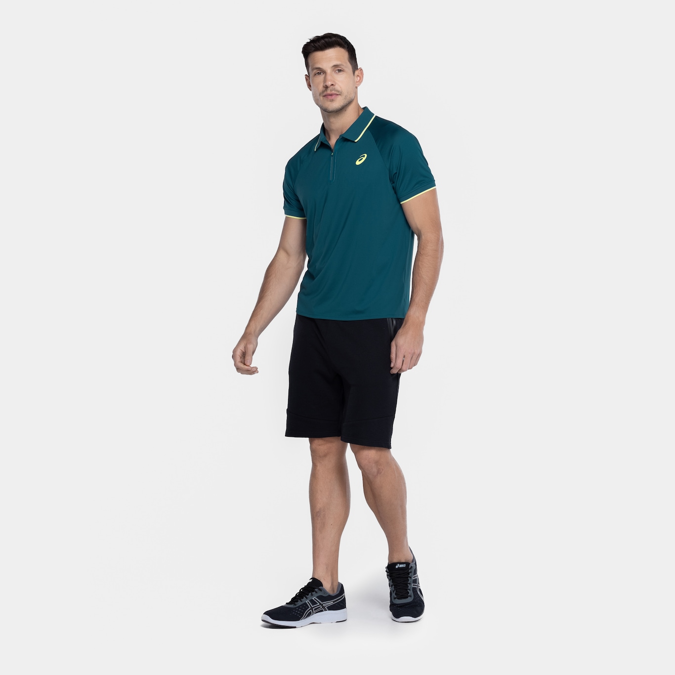 Camisa Polo Masculina ASICS Zíper Selado - Foto 4