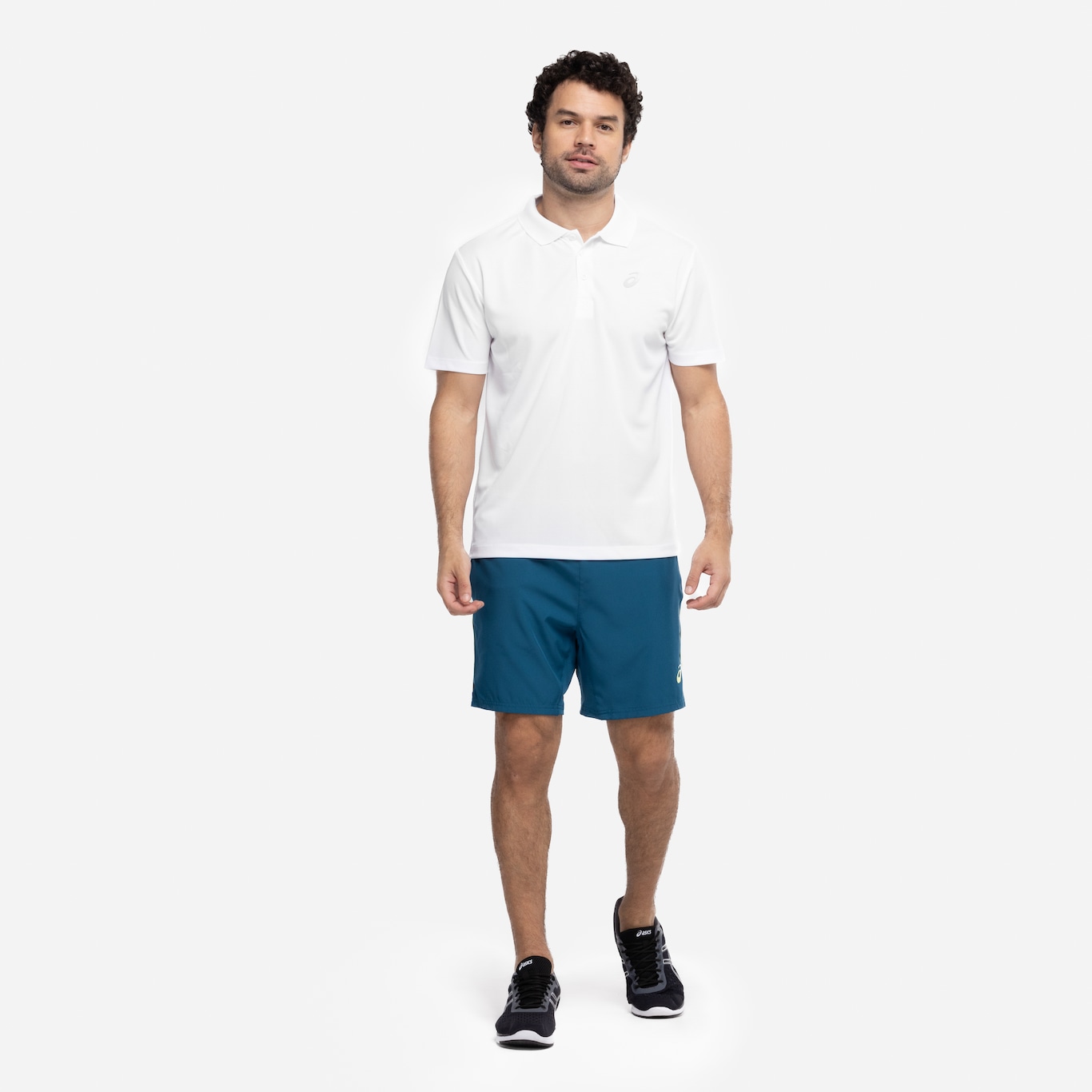 Camisa Polo Masculina ASICS Manga Curta Botões - Foto 4