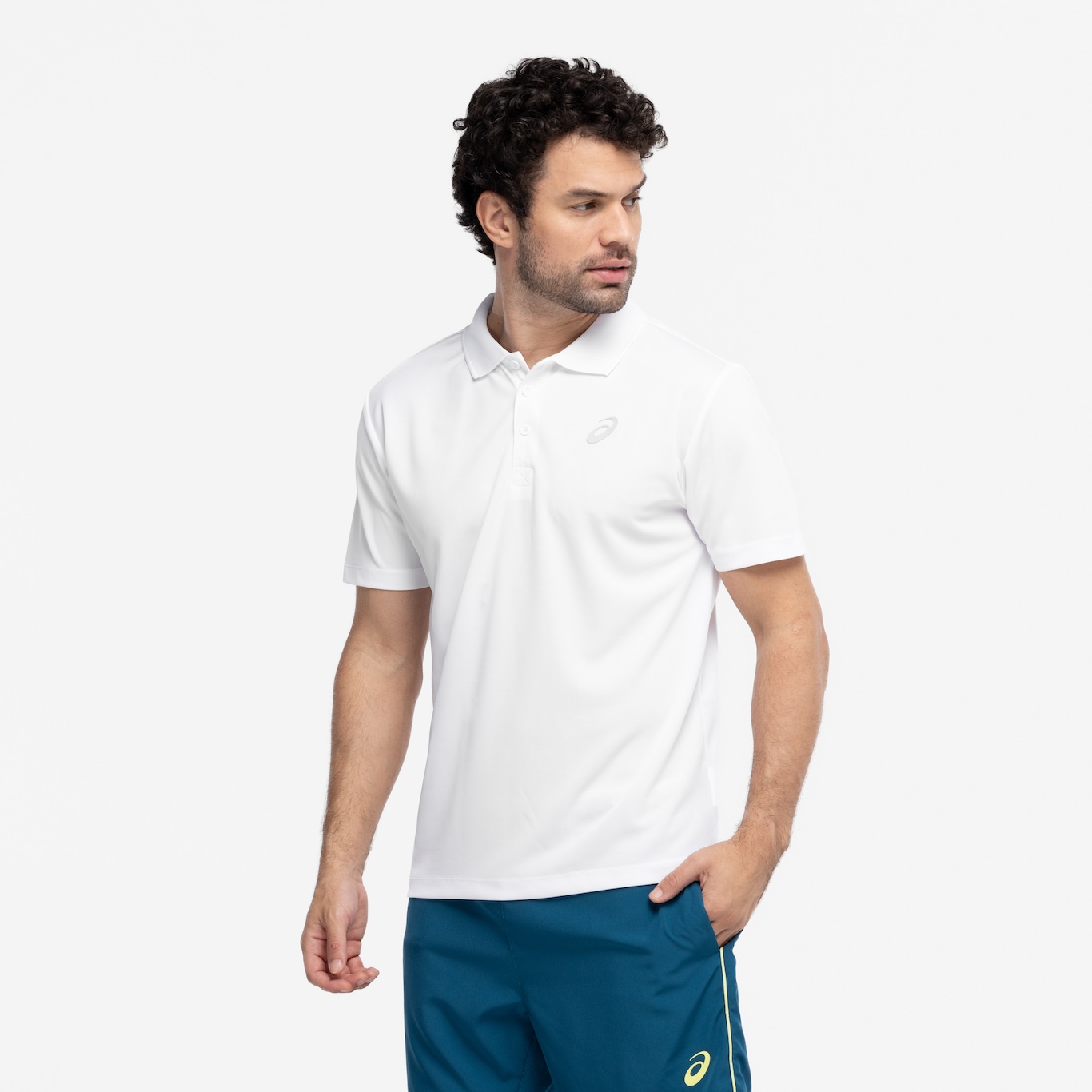 Camisa Polo Masculina ASICS Manga Curta Botões - Foto 5