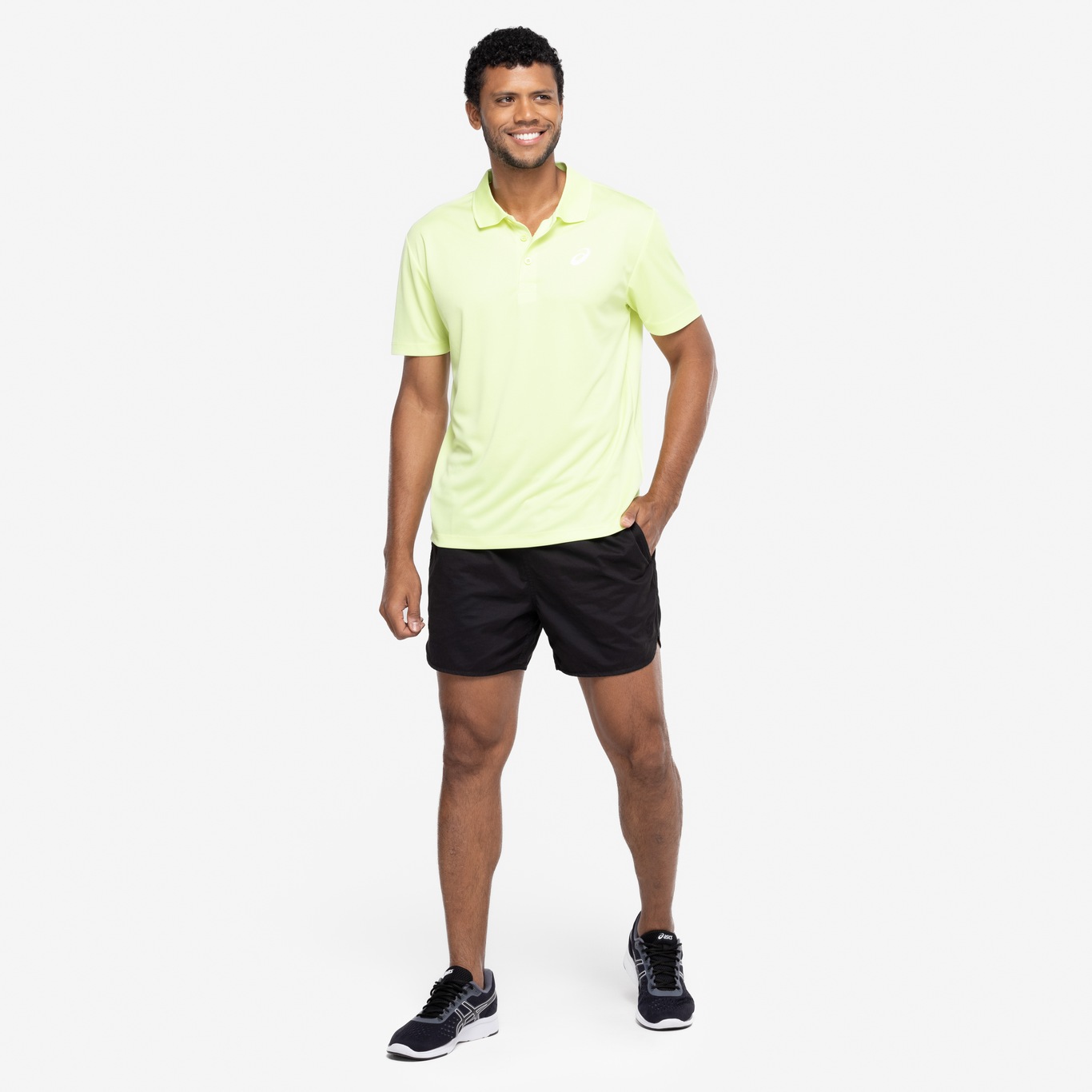 Camisa Polo Masculina ASICS Manga Curta Botões - Foto 4