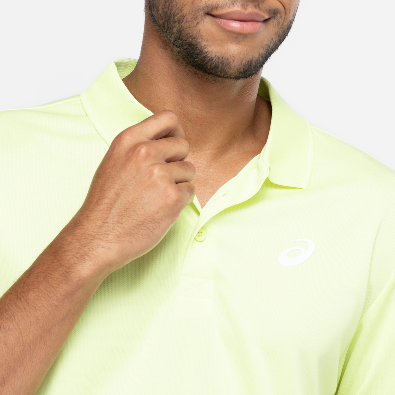 Camisa Polo Masculina ASICS Manga Curta Botões - Foto 6