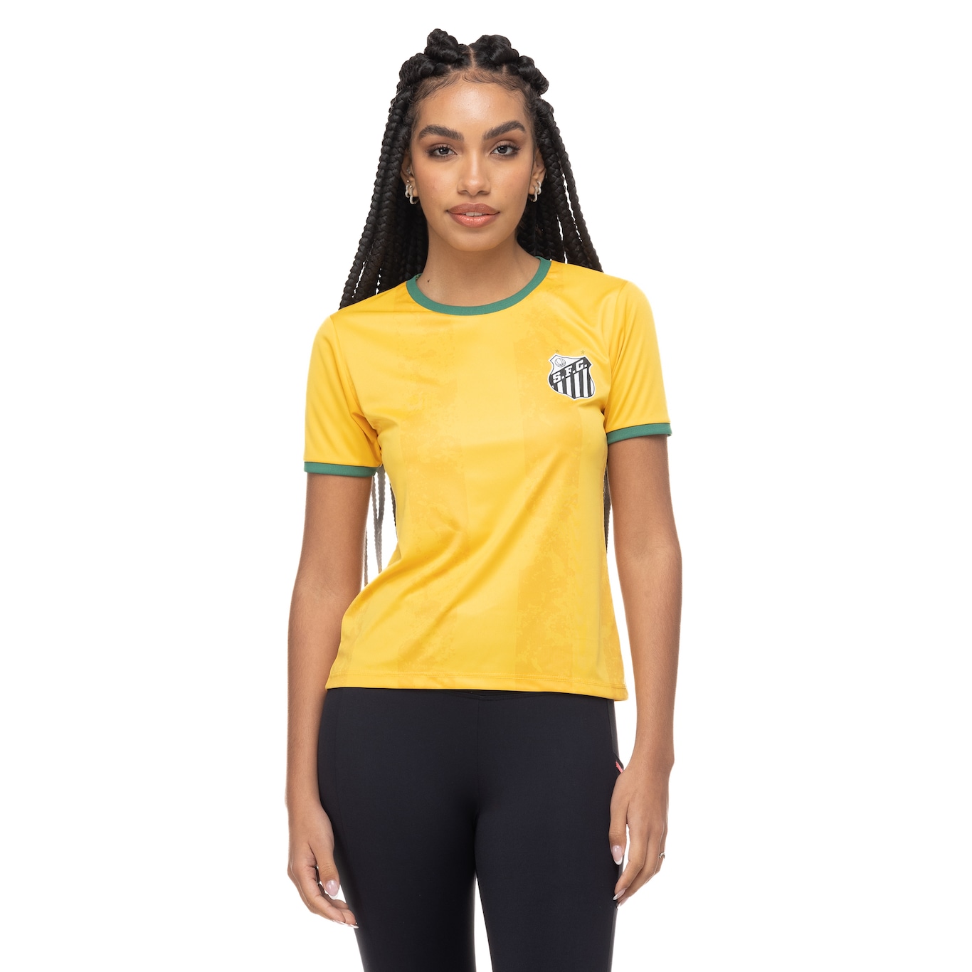 Camiseta Santos Feminina Braziline Matis - Video 1