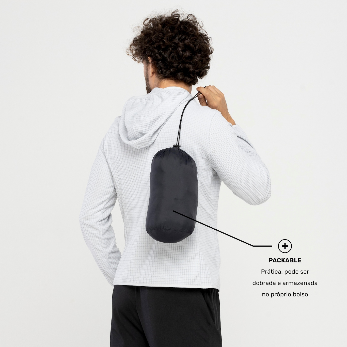 Jaqueta Masculina Nord com Capuz Packable - Foto 6