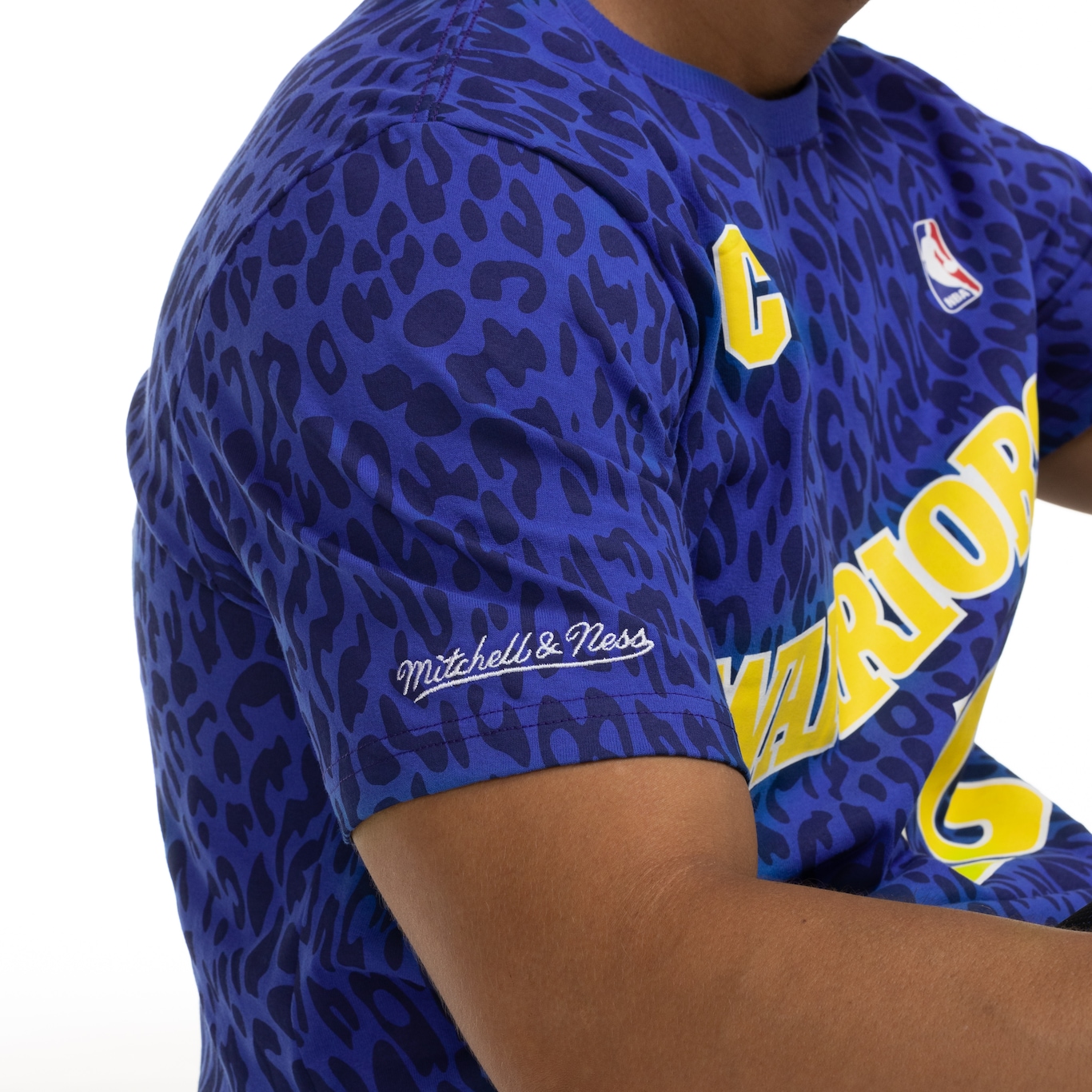 Camiseta do Golden State Warriors NBA Mitchell & Ness Masculina Especial - Foto 6