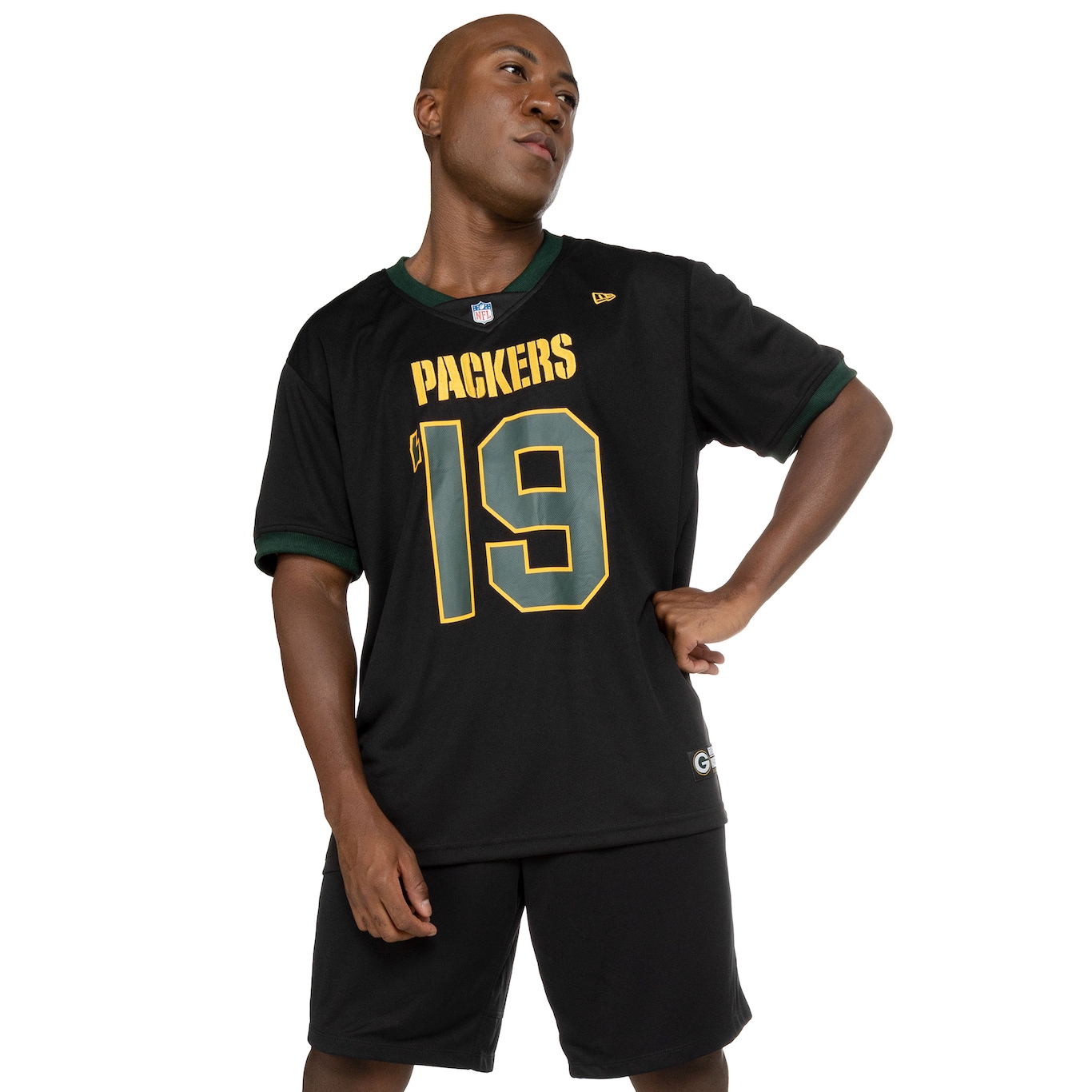 Camiseta do Green Bay Packers NFL New Era Unissex Jersey Core - Foto 3